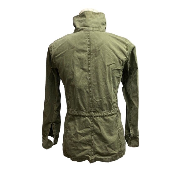 Madewell Passage Utility Cargo Jacket Size XS Olive Army Green 100% Cotton - Picture 5 of 12